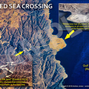 Red Sea Crossing site overview poster.