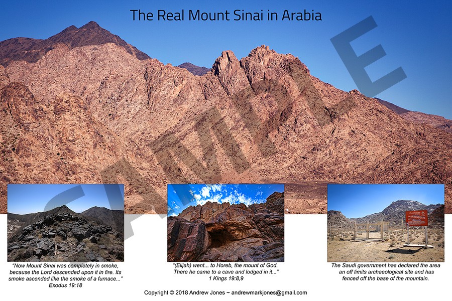 Mount Sinai Photo Collage Poster Discovered Sinai