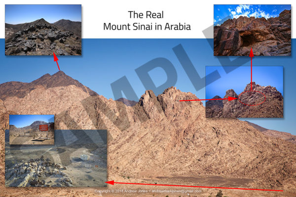 Base of Mount Sinai in Arabia.