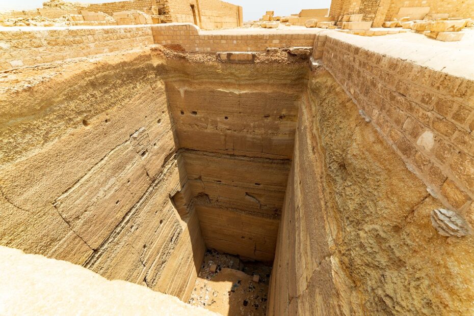 Grain bins of Joseph at Saqqara