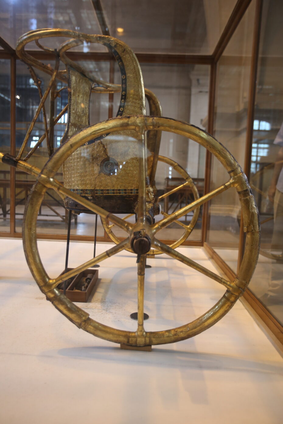 Cairo Egyptian Museum Chariot wheel