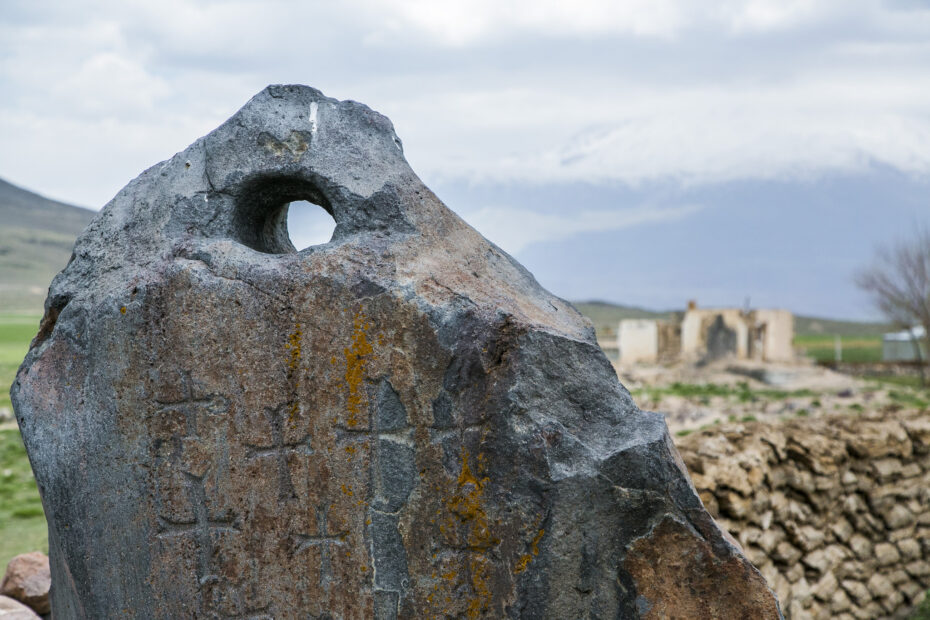 Drogue stones in Arzap village.