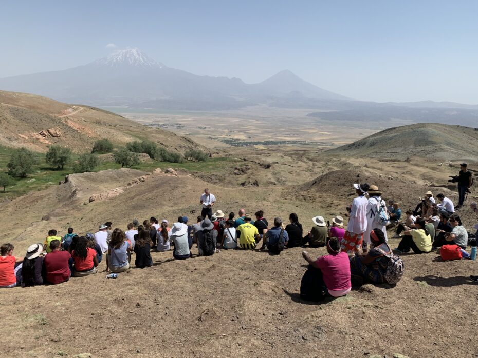 Communion on Noah's ark! That must be a first and a special experience. We had great weather and a good view of Mount Ararat.
